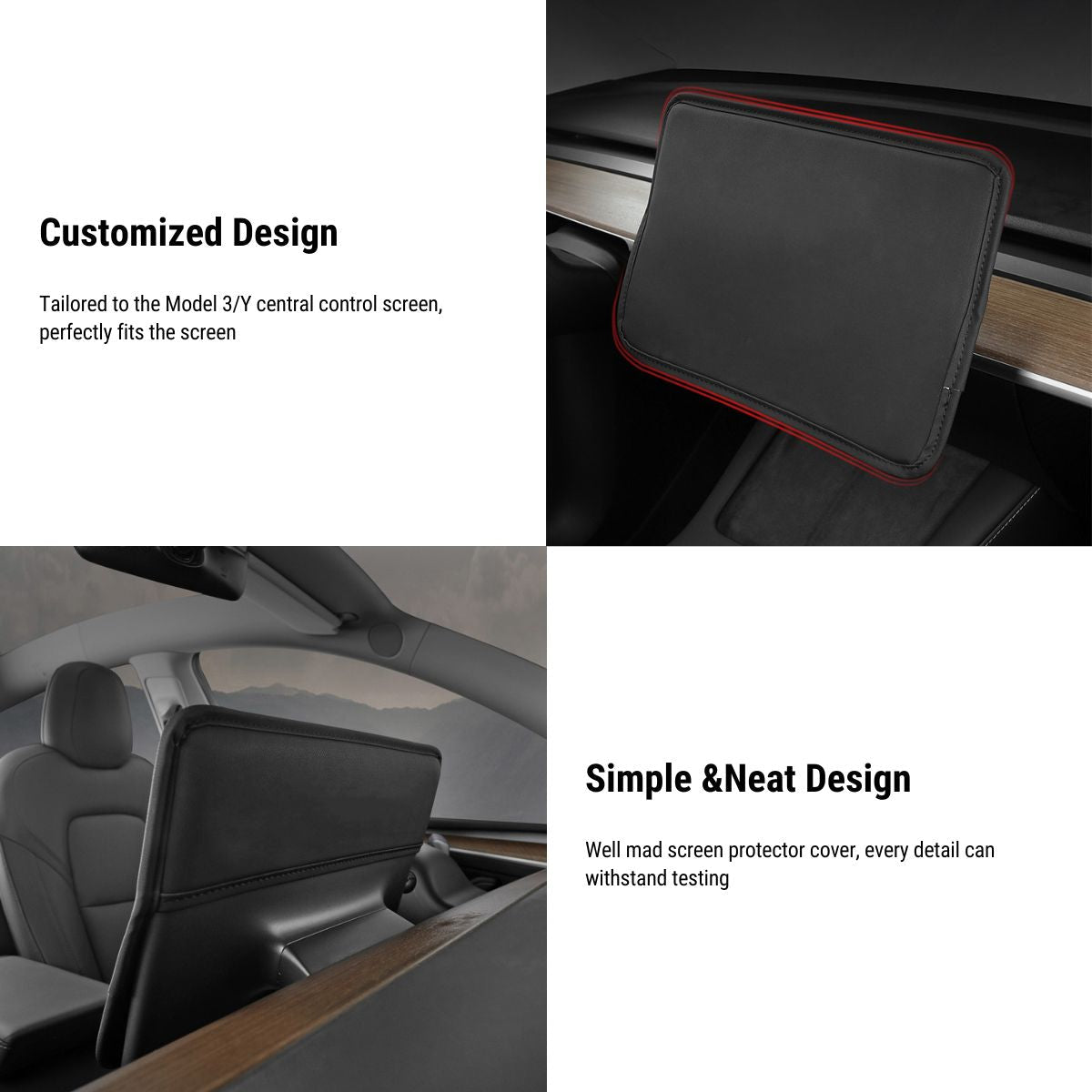Center Console Screen Protector for Tesla Model 3 2017-2023.10 & Model Y 2020-2024 - Tesery Official Store