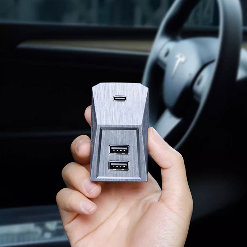 Center Docking Station USB Hub For Tesla Model 3/Y 2021.11 - 2023 - Tesery Official Store