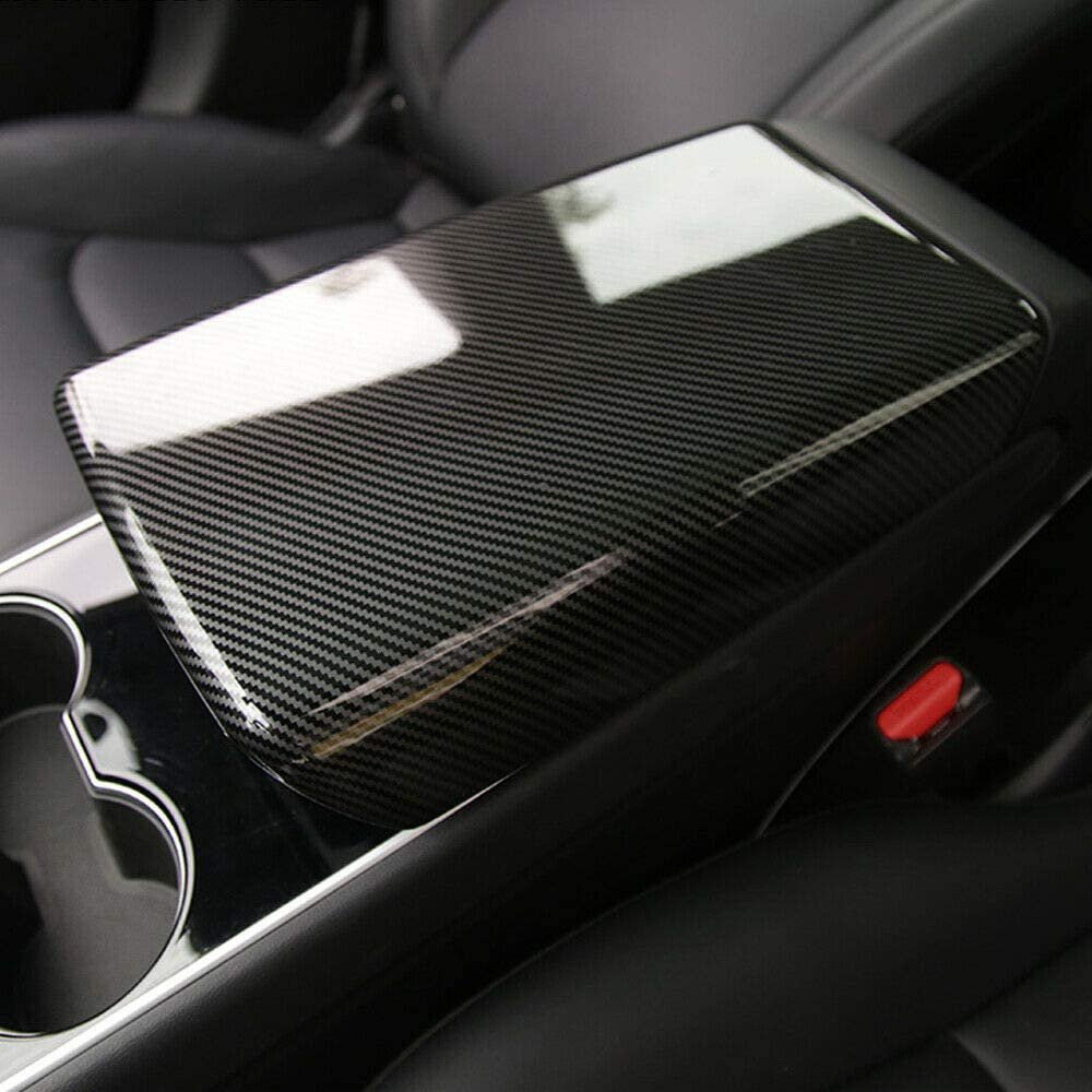 Model 3 / Y Armrest Cover - Carbon Fiber Interior Mods - Tesery Official Store