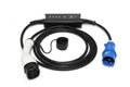 Portable Type 2 Charger| 250V | 32A | 3 Pin Blue Industrial Plug | 16ft - Tesery Official Store