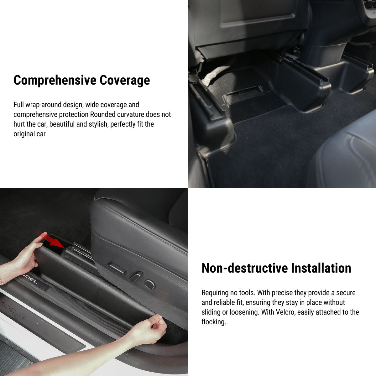 Seat Corner Protection Anti-kick for Tesla Model Y 2021-2023 - Tesery Official Store