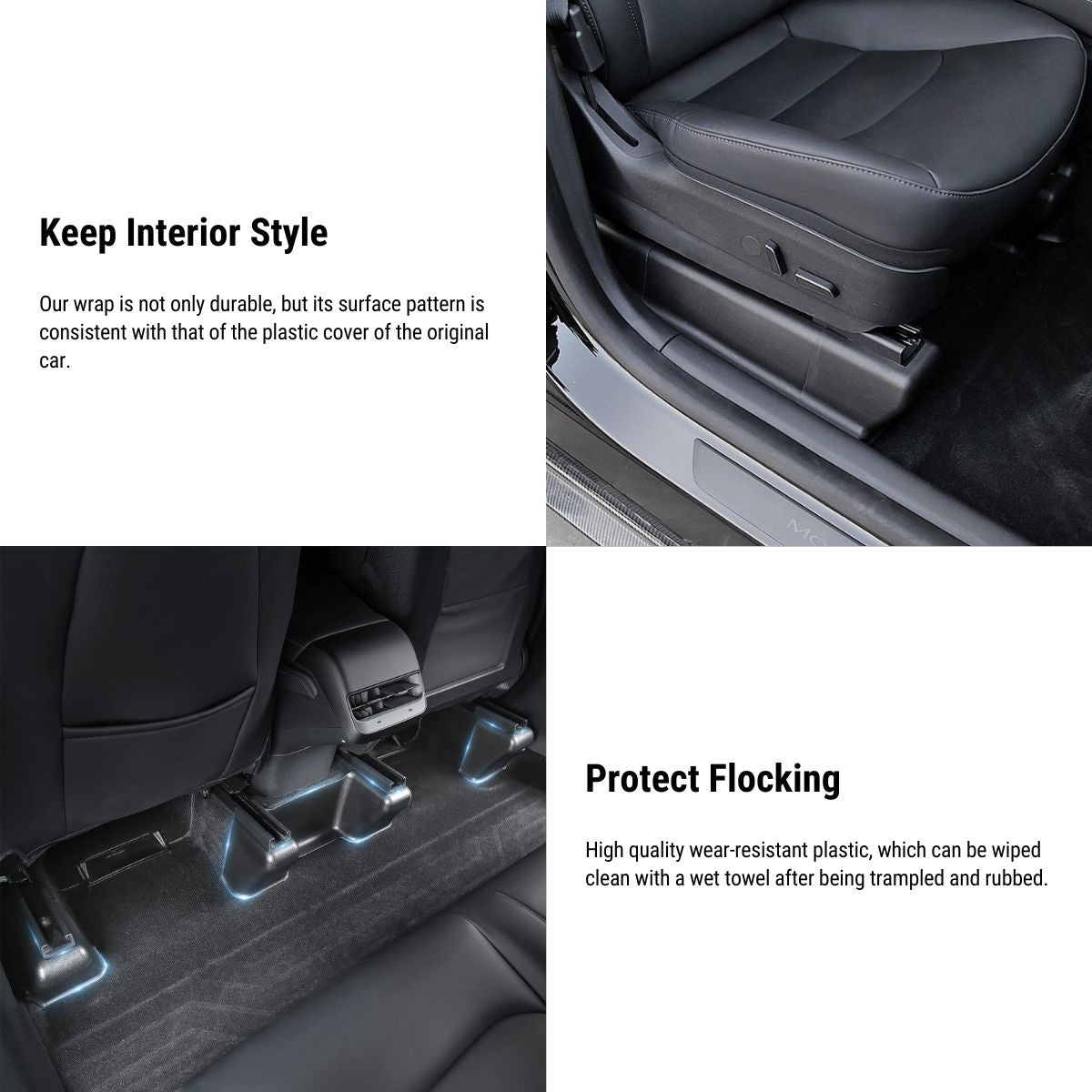 Seat Corner Protection Anti-kick for Tesla Model Y 2021-2023 - Tesery Official Store