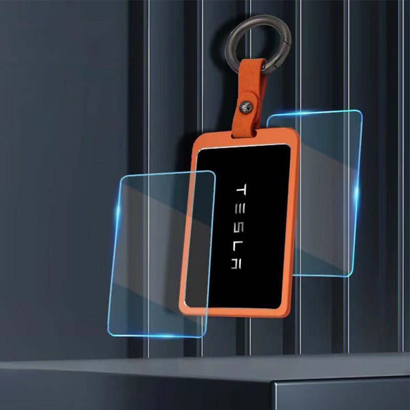 Tesla Model 3/Y Key Case Round Button - Tesery Official Store