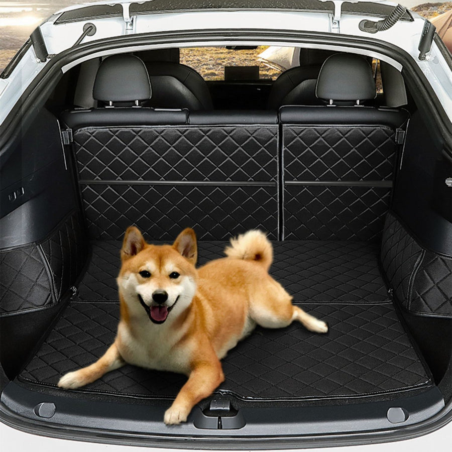 Kofferraummatte wasserdichte Auto-Hundeabdeckung für Tesla Model Y 2020-2024