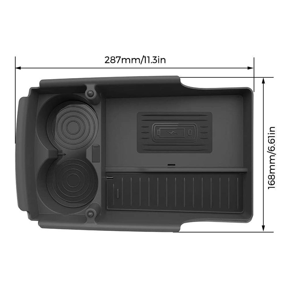 Wireless Phone Charger Center Console Organizer for Tesla Model S/Model X 2017-2021 - Tesery Official Store